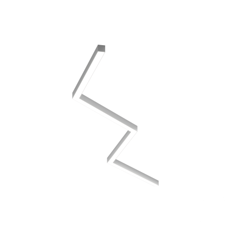 Светильник ЗигЗаг S50 (RAL9003 4x651mm-135 LT70 — 4K 54W)