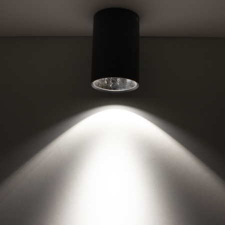 Светодиодный светильник накладной JH-MZ-T12W B97 (220V, 12W, черный корпус, day white)