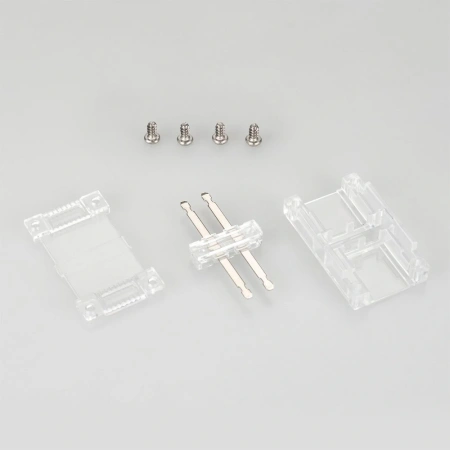 Коннектор прямой для ленты ARL-50000PV (15.5x6mm) прозрачный (Arlight, Пластик)