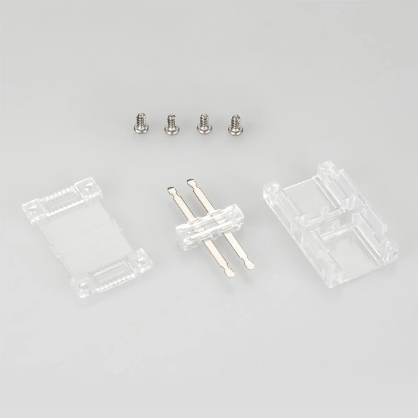 Коннектор прямой для ленты ARL-50000PV (15.5x6mm) прозрачный (Arlight, Пластик)