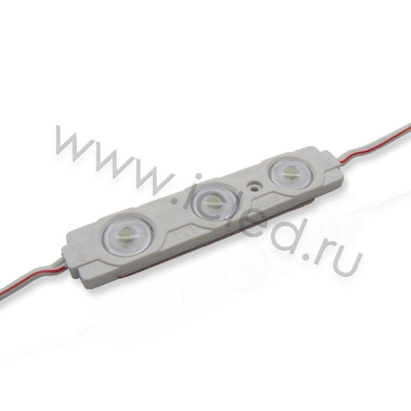Светодиодный модуль прямоугольный 2835-3 ZB3T (1,5W, 12V, Cool White)
