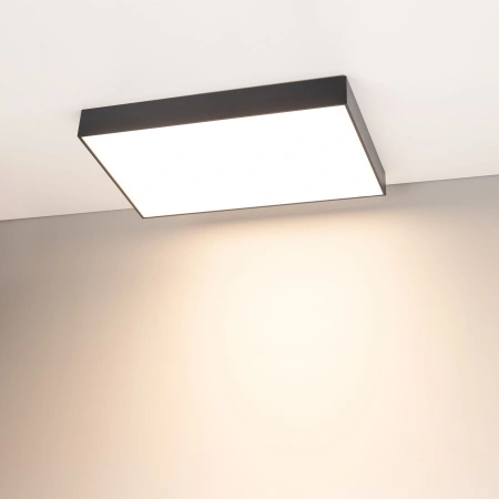 Светильник SP-QUADRO-S600x600-60W Warm3000 (BK, 120 deg, 230V) (Arlight, IP40 Металл, 3 года)