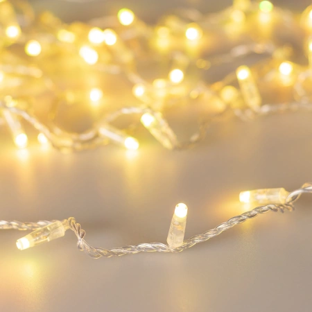 Светодиодная гирлянда ARD-STRING-CLASSIC-10000-CLEAR-100LED-SYNC RGB (230V, 6.5W) (Ardecoled, IP65)