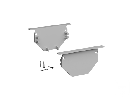 Заглушки для профиля LINE 4932 IN Silver