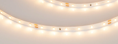 Светодиодная лента Лента RT-A60-8mm 24V Warm2700 CRI98 (4.8 W/m, IP20, 2835, 5m) (Arlight, 4.8 Вт/м, IP20)
