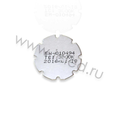 Светодиодная COB матрица XY357W W9 (15-17V, 5W, 300mA, warm white)