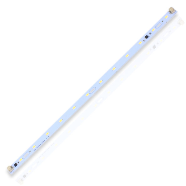 Светодиодная линейка 2835, 12 led, 220V, 5W, 350mm, D181, warm white