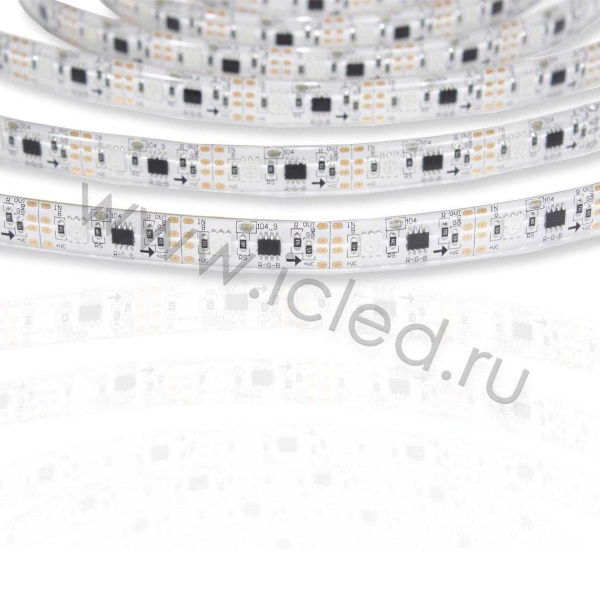 Светодиодная лента 5050, 30 led/m, V600, RGB-SPI (IC1804), 12V, IP65