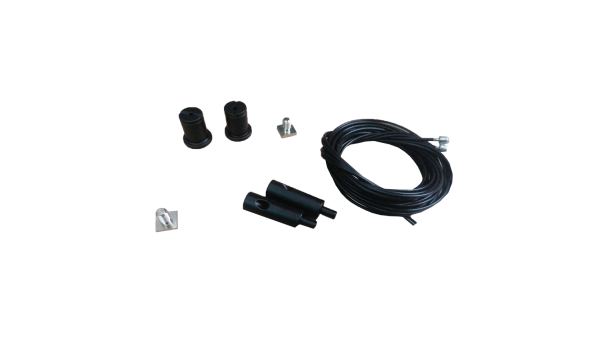 Тросы поддерживающие, цвет черный, 2м, CR-BL-2000