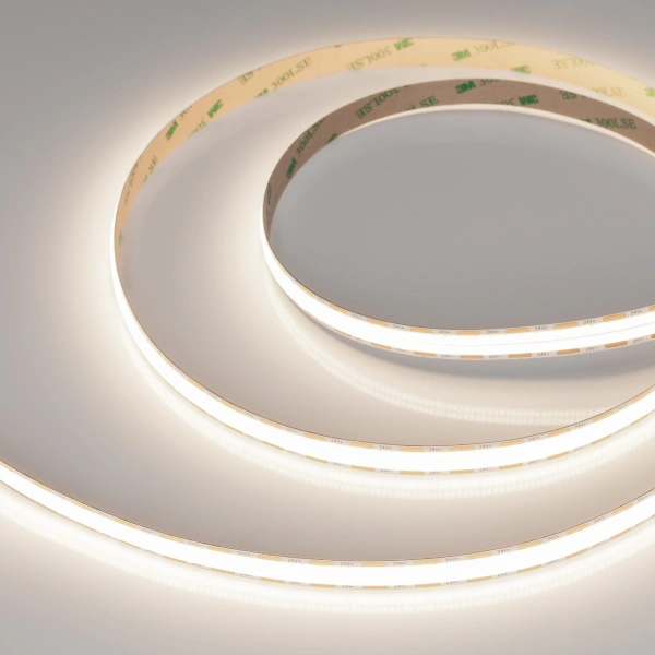 Светодиодная Лента COB-X1088-12mm 24V Day4000 (22 W/m, IP20, 5m) (Arlight, 5 лет)