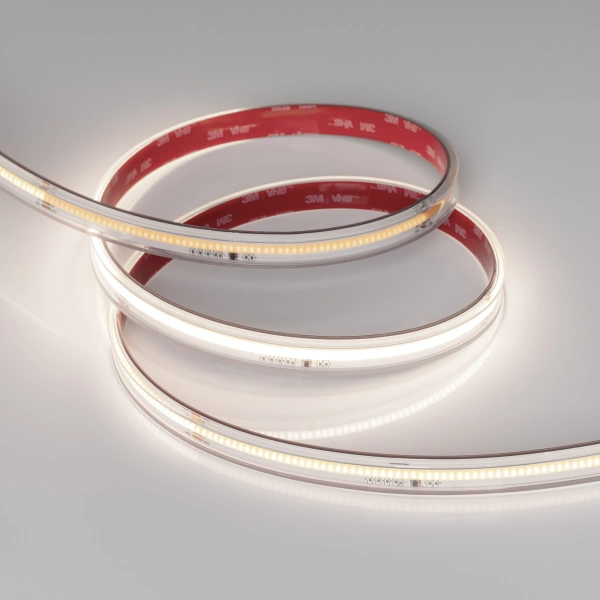 Светодиодная Лента герметичная SPI-COB-PS-X378-14mm 24V Day4000-PX63-BPT (7 W/m, IP67, 5m) (Arlight, бегущий огонь)