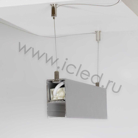 Алюминиевый профиль 202 (2000х35,3х67мм с рассеивателем)