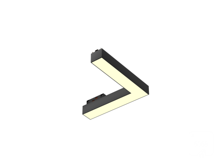 Светильник TrackLine Fold Angle (ral9005 200mm 200mm LT70 — 4K 10W 120deg)