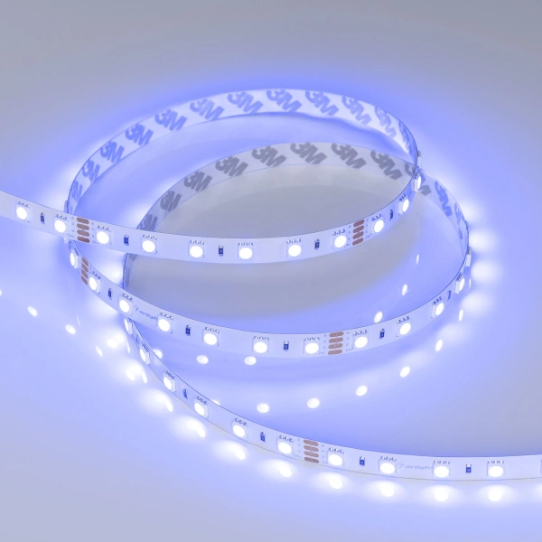 Светодиодная Лента RT-B60-10mm 24V RGB (14.4 W/m, IP20, 5060, 50m) (Arlight, Открытый)