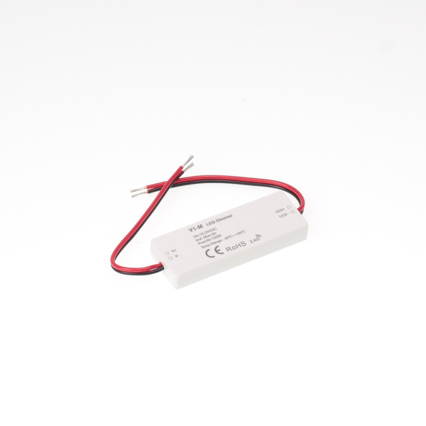 Светодиодный диммер V1-M DIM1 (12VDC/60W-24VDC/120W, Max.5A, RF 2.4GHz)
