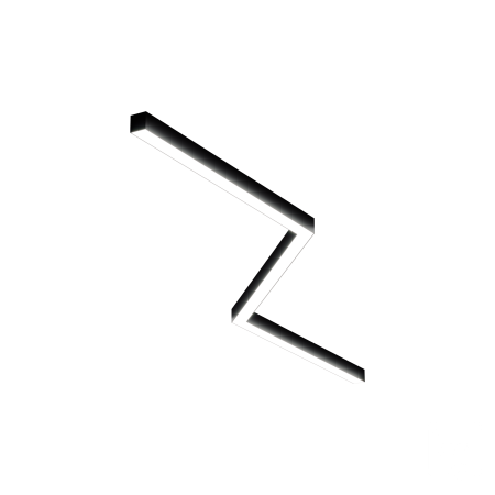 Светильник ЗигЗаг S50 (RAL9003 4x651mm-135 LT70 — 4K 54W)