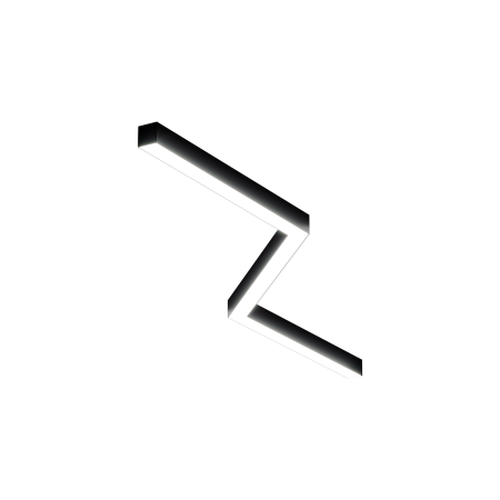 Светильник ЗигЗаг S50 (RAL9003 4x651mm-135 LT70 — 4K 54W)