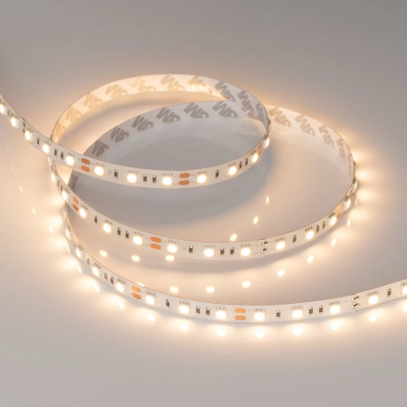 Светодиодная Лента RT-B60-10mm 12V Warm2700 (14.4 W/m, IP20, 5060, 5m) (Arlight, 14.4 Вт/м, IP20)
