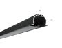 Алюминиевый LED профиль LINE 4932 IN ral9005 LT70 (с экраном) — 3000мм