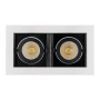 Светильник CL-KARDAN-S180x102-2x9W Warm (WH-BK, 38 deg) (Arlight, IP20 Металл, 3 года)