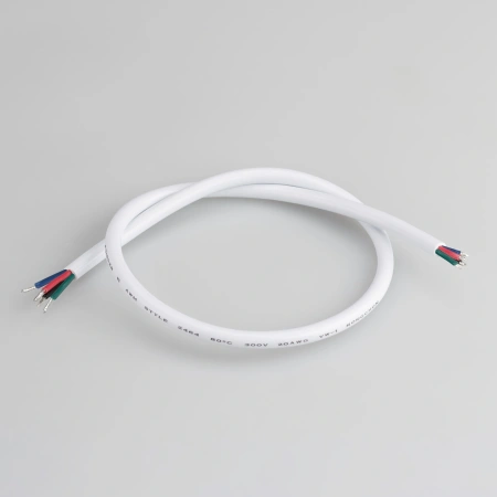 Провод питания ARL-MOONLIGHT-20AWG-4W-D6-CU-500 White (Arlight, Закрытый)