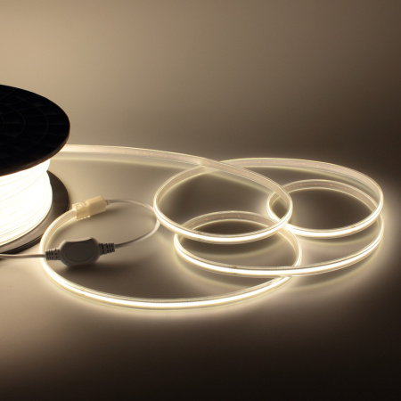 Светодиодная лента COB 480 chip/m, 220V, 12W/m, day white, IP68, 480DW