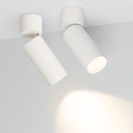 Светильник SP-POLO-SURFACE-FLAP-R65-8W Warm3000 (WH-WH, 40 deg) (Arlight, IP20 Металл, 5 лет)