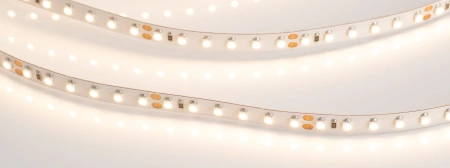 Светодиодная Лента RT 2-5000 24V Warm2700 2x (3528, 600 LED, LUX) (Arlight, 9.6 Вт/м, IP20)