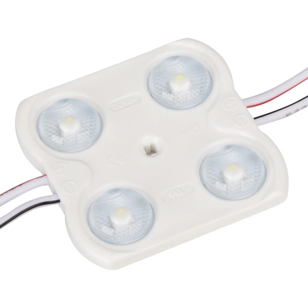 Светодиодный Модуль герметичный CRAFT-2835-4-12V White 170deg (45x43mm, 1.6W, IP65) (Arlight, Закрытый)