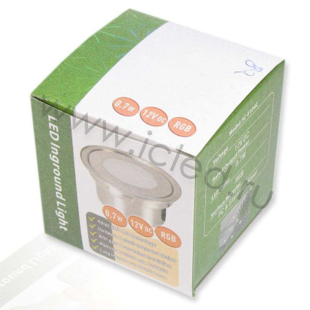 Светодиодный светильник точечный RST IP67 SP82 (0,7W, 12V, RGB)