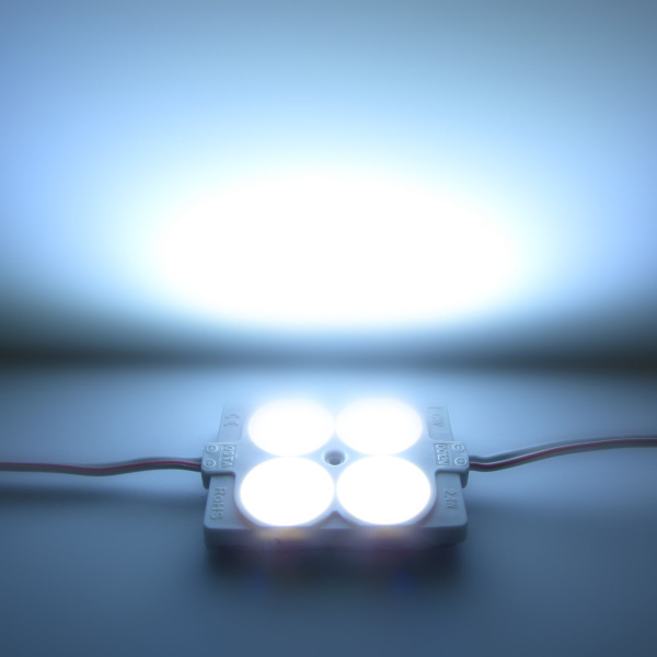 Светодиодный модуль квадратный 2835 MOD24 (2W, 12V, Cool White)