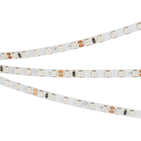 Светодиодная Лента RT-A120-5mm 24V Green (9.6 W/m, IP20, 3528, 5m) (Arlight, узкая)