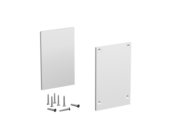 Заглушки для профиля LINE 5070 Silver