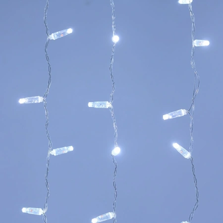 Светодиодная гирлянда ARD-CURTAIN-CLASSIC-2000x9000-CLEAR-2200LED White (230V, 120W) (Ardecoled, IP65)