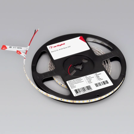 Светодиодная Лента UL-A140-8mm 24V Day4000 (5 W/m, IP20, 5m) (Arlight, 7 лет)