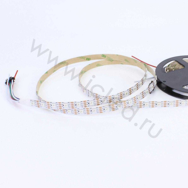 Светодиодная лента LUX class, 5050, 60 led/m, V621 (RGB-SPI, WS2813, 5V, белый шлейф, IP33)