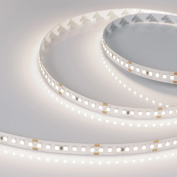 Светодиодная Лента RT-A168-10mm 24V Day4000 (17 W/m, IP20, 2835, 5m) (Arlight, Открытый)
