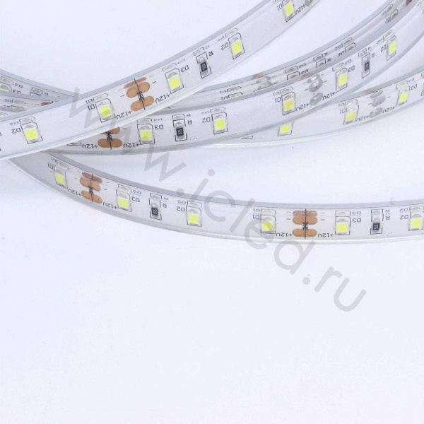 Светодиодная лента LUX class 2835 60led/m, cool white, 12V, IP68, N50