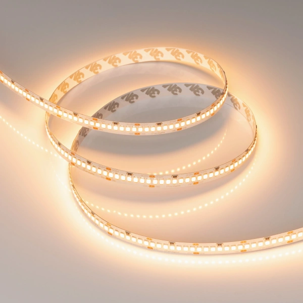 Светодиодная Лента RT-A252-10mm 24V Warm2400 (11 W/m, IP20, 2835, 5m) (Arlight, 10 Вт/м, IP20)