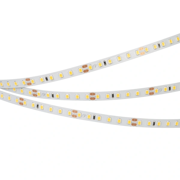 Светодиодная Лента RT-A120-8mm 24V Warm3000 (14.4 W/m, IP20, 2835, 5m) (Arlight, Открытый)
