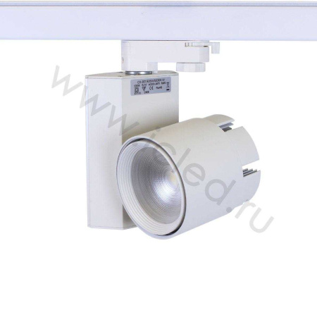 Светодиодный светильник трековый CX-35T 4L 4L25 (CREE, 35W, 220V, 15-70deg, white, белый корпус)