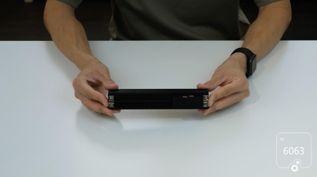 TrackLine Fold (ral9005 400mm LT70 — 3K 8W 120deg)