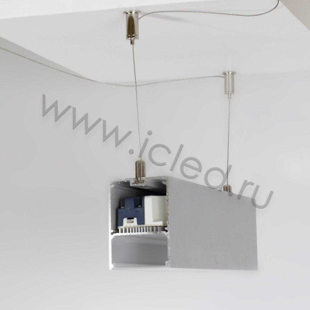 Алюминиевый профиль 203 (2000х50х70мм с рассеивателем)