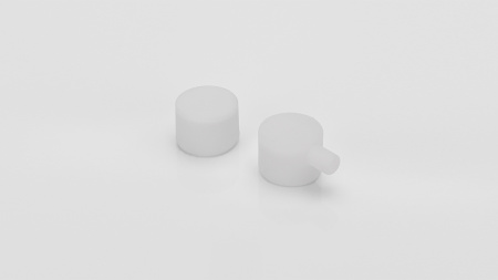 Силиконовая заглушка с боковым выводом провода