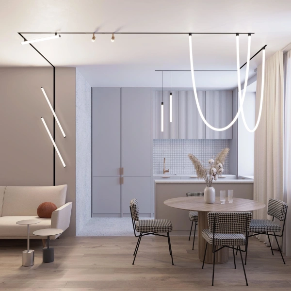 Светильник MAG-ORIENT-TUBE-HANG-L500-7W Day4000 (BK, 360 deg, 48V) (Arlight, IP20 Металл, 3 года)