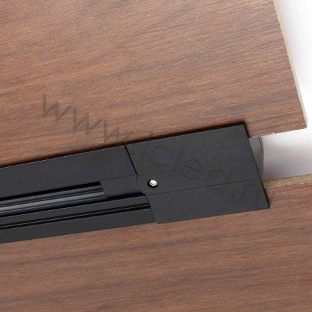 Трек для спотов встраиваемый 4L 2м 4X16 (''трехфазный'', 4 провода, черный)