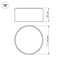 Светильник SP-RONDO-140B-18W Day White (Arlight, IP40 Металл, 3 года)