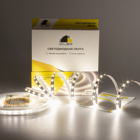 Светодиодная лента Class Premium, 2835, 64 led/m, day white, 24V, IP33, RN02