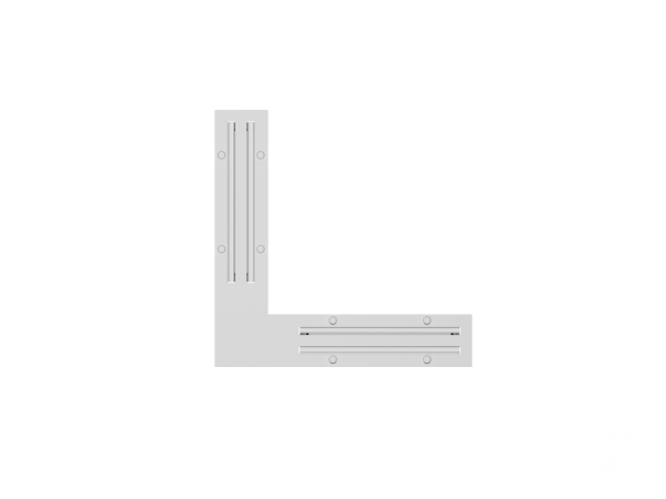 Угловой соединительный коннектор питания 6063 TrackLine