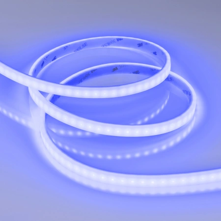 Светодиодная Лента герметичная RTW-PSW-A120-10mm 24V Blue (9.6 W/m, IP67, 2835, 5m) (Arlight, 5 лет)